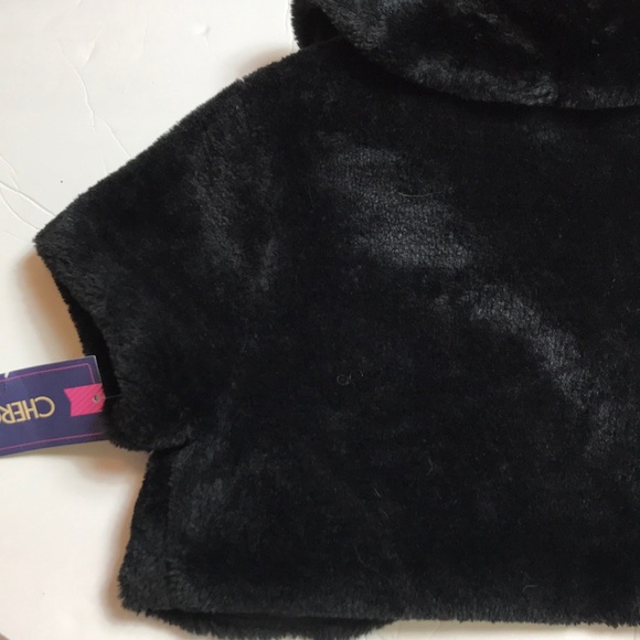 NWT/ Cherokee | faux fur shrug girl’s size XL - Picture 11 of 11